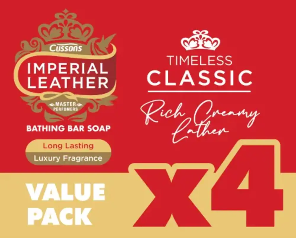 Imperial Leather Classic Soap 4*150G Value Pack